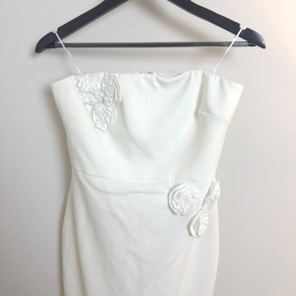 LIKELY Ilene Strapless Cocktail Dress in White Size US 4 - Picture 4 of 12